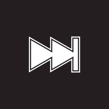 Simge vektör şablon çizim logo tasarımını atla