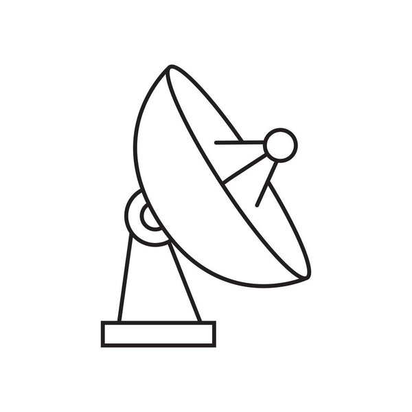 radar icon vector template illustration logo design