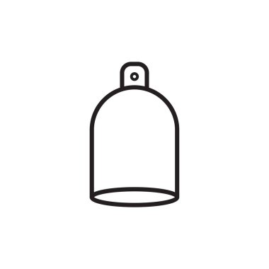 Parfüm şişesi ikonu vektör şablonu çizim logosu tasarımı