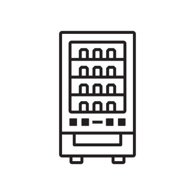 otomat simgesi vektör örnekleme logo tasarımı