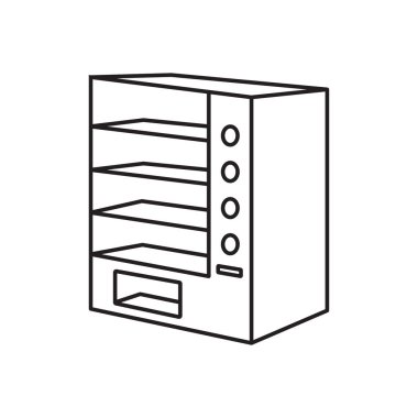 otomat simgesi vektör örnekleme logo tasarımı