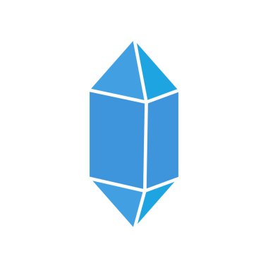 Elmas simgesi vektör şablonu illüstrasyon logo tasarımı