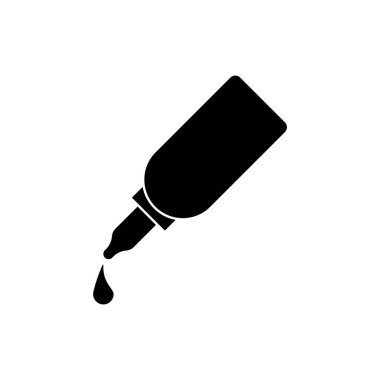 Göz damlası ikon vektör şablonu çizim logosu tasarımı