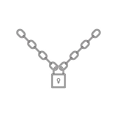 chain icon vector template illustration logo design
