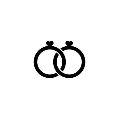 halka simgesi vektör şablonu çizim logosu tasarımı