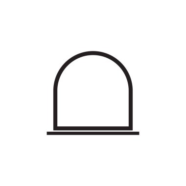 pencere simgesi vektör şablonu çizim logosu tasarımı