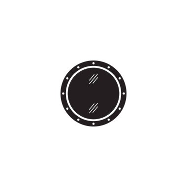 pencere simgesi vektör şablonu çizim logosu tasarımı