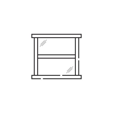 pencere simgesi vektör şablonu çizim logosu tasarımı