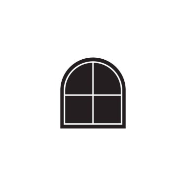 pencere simgesi vektör şablonu çizim logosu tasarımı