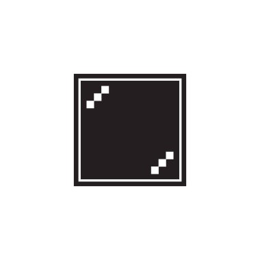 pencere simgesi vektör şablonu çizim logosu tasarımı