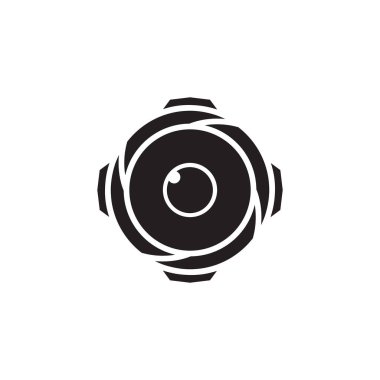 Bu basit simge, görme, gözlem ve farkındalık kavramlarını vurgulayan biçimlendirilmiş bir göze sahiptir.