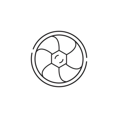 Dört lensli öne çıkan bir kamera çıkıntısı içeren akıllı bir telefonun arkasındaki basit çizgi çizimi