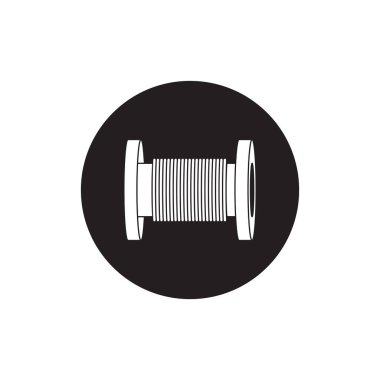 Kablo simgesi vektör şablonu çizim logosu deisgn