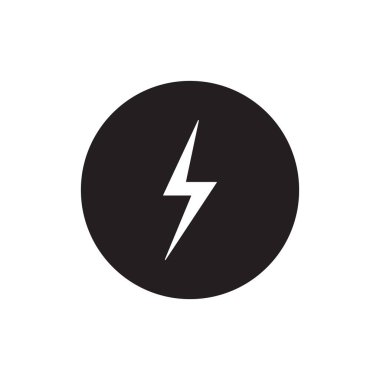 elektrik simgesi vektör şablonu illüstrasyon logo tasarımı
