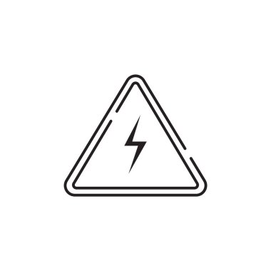 elektrik simgesi vektör şablonu illüstrasyon logo tasarımı