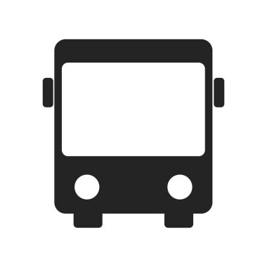 İzole edilmiş Pictogram işareti Otobüs, Otobüs Durağı grafik ögesi