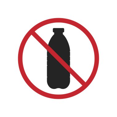 Nehir, Havuz, Göl, Plaj, Deniz 'e el yapımı plastik şişe piktogramıyla çöp atma.
