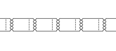 Yüzde indirimli fiyat alışveriş kuponu ana hatları, indirimli yüzde bilet izole edilmiş siyah sembol, basit satış fiyatı kuponunun vektör ilülasyonu