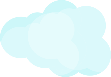 Gökyüzü bulutu vektörü, bulut depolama simgesi, bilgisayar bulut ağı sembolü