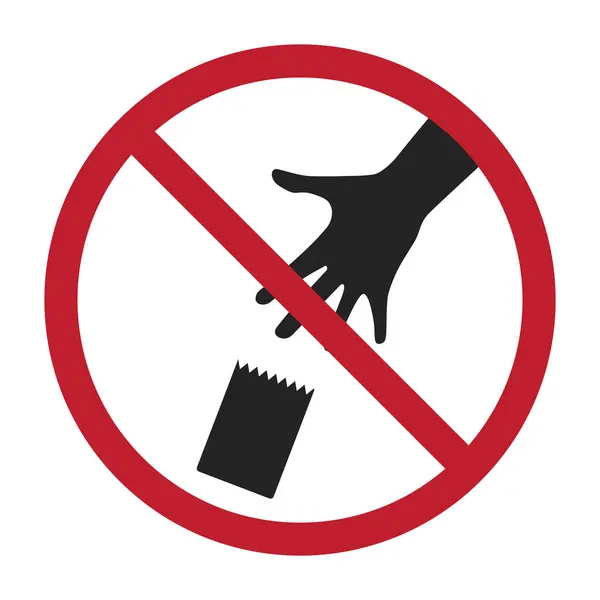 Elle atmanın yasak olduğu plastik ambalaj temiz tutmak için çevreye çöp atmak yok.