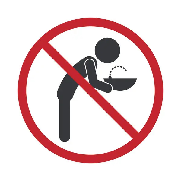 İzole edilmiş işaret çeşmesi bozuk, musluk bozuk.