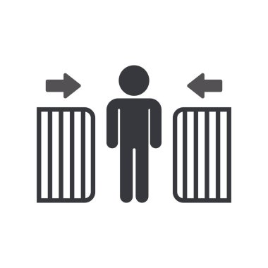 Hem yayalar hem de insanlar için tasarlanmış kutup kapısı ve hız bariyeri paketleri izole edildi