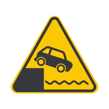 İzole güvenlik levhası su yolu kenarı, rıhtıma, nehirlere veya denizlere düşme riskine karşı uyarı araçları