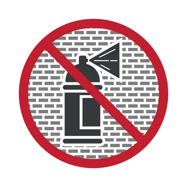 Duvarlarda sprey boyaya izin verilmediği, vandalizmin ve sokak sanatının yasak olduğu belirtiliyor.