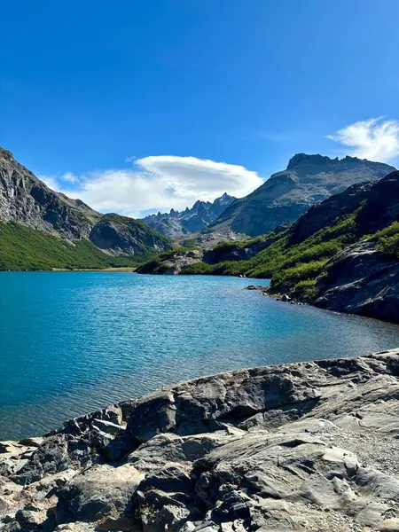 Laguna Jakob, Parque Nacional Nahuel Huapi, Bariloche 'de. Patagonya Arjantin. Yüksek kalite fotoğraf