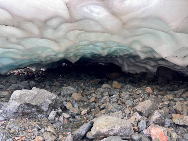 Little ice cave in El Bolson, Patagonia. Argentina. High quality photo clipart