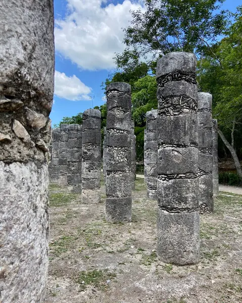 Chichen Itza Maya harabeleri Yucatan, Meksika 'da. Yüksek kalite fotoğraf
