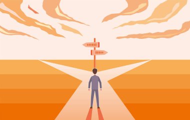 Hayatının dönüm noktasında bir adam