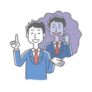 Konuşan bir dolandırıcı, diğer kişiyi kandırmaya çalışır.