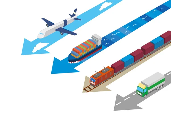 Lojistik ve ulaşımın resim çizimi