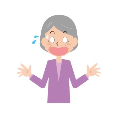 Çok şaşırdım, yaşlı bayan.