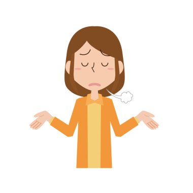 İç çeken genç bir kadın