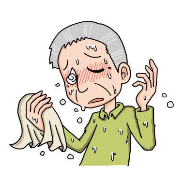 Büyükbabanın güneş çarpmasıyla çekilmiş bir resmi.