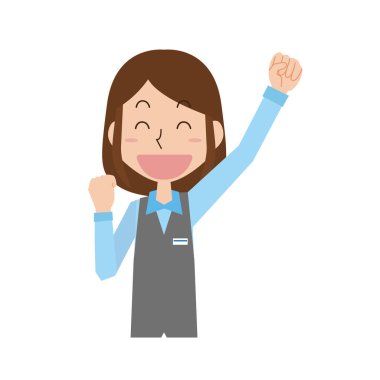 Resepsiyonda bir kadın yumruk pompası yapıyor.