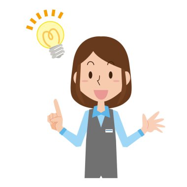 Resepsiyondaki bir kadın...