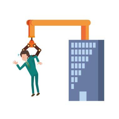 Şirketten kovulan bir çalışanın resmi