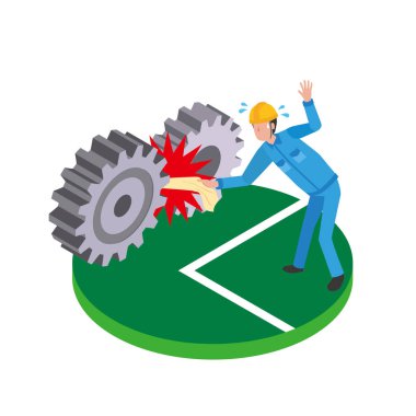 Makine dişlilerine takılan kazalar