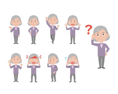Yüz ifadesi, yaşlı kadınlar için resim oluşturma