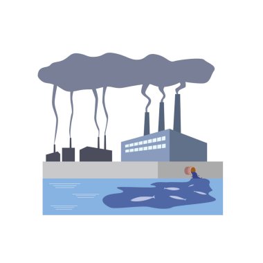 Çevresel sorunların resim çizimi