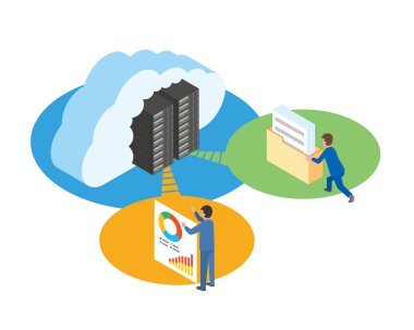 Bulut deposuna veri depolama resmi