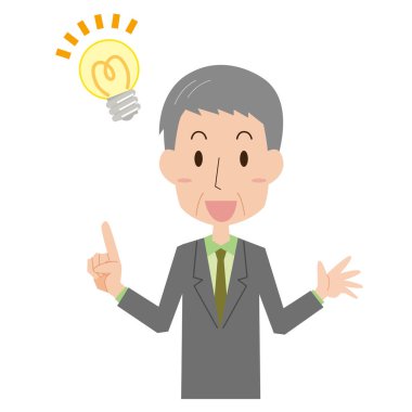 Orta yaşlı bir ofis çalışanı.