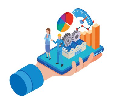 Akıllı telefon ile fabrika işletim durumunun doğrulanması