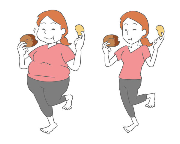 Толстые женщины и худые женщины