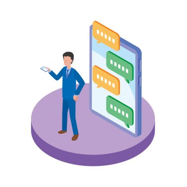 İş sohbet araçları kullanan iş talimatları