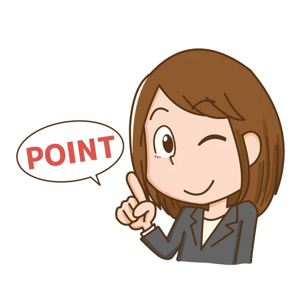 Bir Kadın Öğretim Noktaları Çizimi