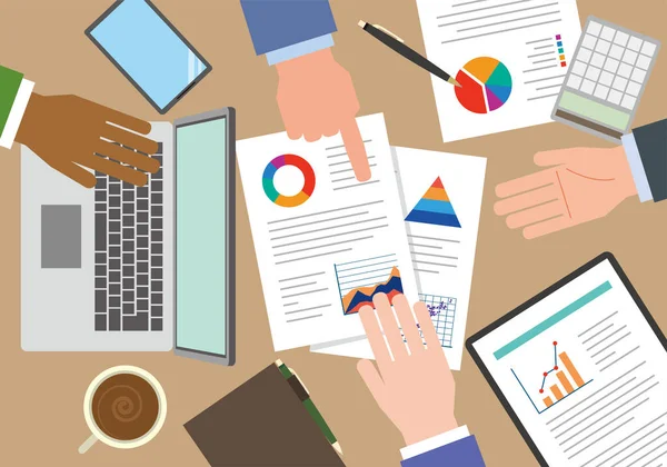 İş adamları toplantı yapıyor.